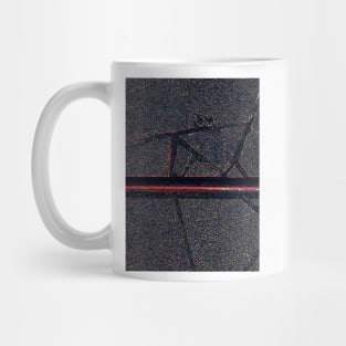 Red Line Intersect Mug